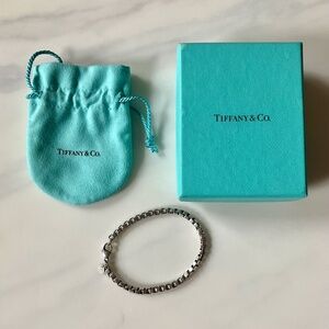 Tiffany Sterling Silver 7" Bracelet w/ Original Box & Bag